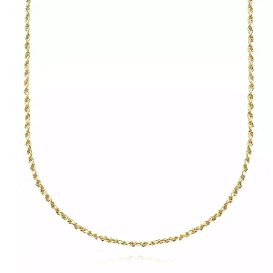 Corrente Cordão Baiano 60cm 1,8mm (Fecho Tradicional) (TAG 18K) (Banho Ouro*)