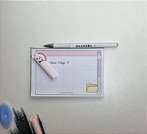 Bloco de anotação fofo - 40 pgs