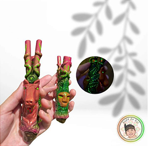 Kuripe Cavalo do Astral e Xamã com Sopro Duplo