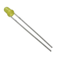 100X LED AMARELO DIFUSO( AMARELO QUE ACENDE AMARELO) PTH 3MM WCN-305HY1-30N-L WCN