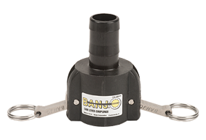 ENGATE RÁPIDO - ADAPTADOR FEMEA 1" X BICO MANG 1" - 100C POLIPROPILENO BANJO