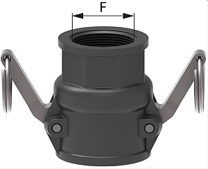 ENGATE RÁPIDO ADAPTADOR FÊMEA 1" - ARAG
