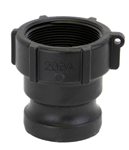 ENGATE RÁPIDO MACHO 2" X ACOPL. DE ALAVANCA DE CAMA PP COM ROSCA FÊMEA 2" - 200A BANJO