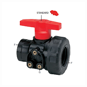 VÁLVULA DE ESFERA 2 VIAS 1'' - GEOLINE