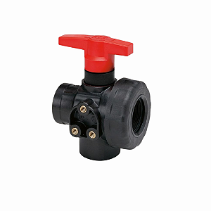 REGISTRO ESFERA 3 VIAS FLUXO CONTINUO 1" - 8216253 GEOLINE