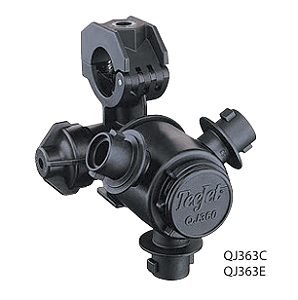 CORPO DE BICO TRIPLO PARA BARRA ÚMIDA 1/2" SÉRIE QJ360C - QJ363C-1/2-NYB TEEJET
