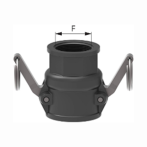 ACOPLAMENTO RÁPIDO 2F ROSCA FÊMEA - ARAG