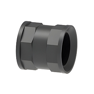 CONEXÃO TIPO LUVA FÊMEA–FÊMEA G3/4 - ARAG