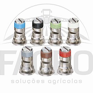 PONTA DE PULVERIZAÇÃO TURBO FLOODJET TF JATO PLANO DE ÂNGULO GRANDE INOX (VS) - TEEJET
