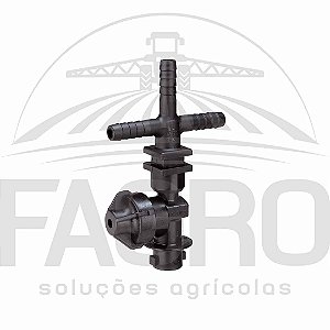 CORPO DE BICO BARRA SECA QJ200 MANGUEIRA TRIPLA 19351-213-NYB - TEEJET