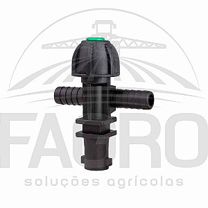 PORTA BICO ANTIGOTEJO PARA MANGUEIRA 1/2” INTERMEDIÁRIO “T” COM SAÍDA PARA ENGATE RÁPIDO UNIVERSAL M241/1 - MAGNOJET