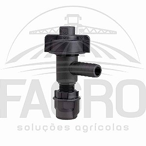 PORTA BICO ANTIGOTEJO PARA MANGUEIRA DE 1/2” TERMINAL “L” E SAÍDA COM ROSCA EXTERNA 11/16” M522 - MAGNOJET