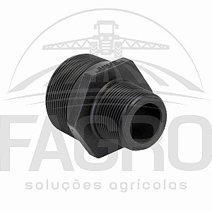 (ITEM PROMOCIONAL) NIPLE REDUÇÃO ROSCA MACHO 2 X ROSCA FÊMEA 1 1/4 PP - BANJO