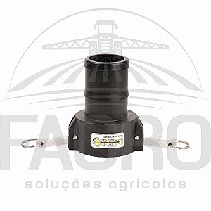 (ITEM PROMOCIONAL) ENGATE RÁPIDO ADAPTADOR FÊMEA 3” X BICO PARA MANGUEIRA 3”, PP - BANJO