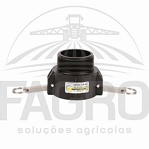 (ITEM PROMOCIONAL) ENGATE RÁPIDO ADAPTADOR FÊMEA 3” X ROSCA MACHO 3”, PP - BANJO
