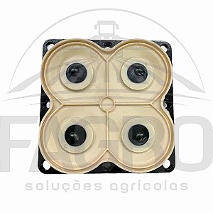 KIT DIAFRAGMA EM SANTOPRENE PARA BOMBA SÉRIE 5059 94-910-04 (SHU0738) - SHURFLO