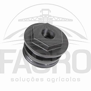 CONECTOR TAMPÃO QF MACHO COM ROSCA PARA MANÔMETRO - KZVALVE