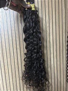 Cacheado Castanho Escuro (Cacho Caipira)