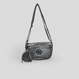 Bolsa Transversal Elegance Prata