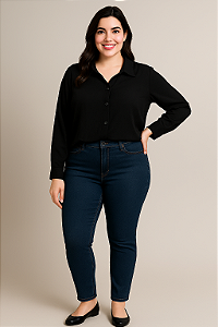 Camisa Feminina Preta GG