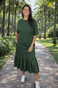 Vestido Juliana Malha Liso Feminino