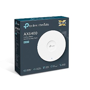 Access Point Wi-Fi 6 Dual Band AX5400 de Teto Omada TP-LInk EAP670
