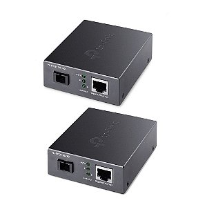 Kit Conversor De Mídia Wdm Gigabit Sc TL-Fc311a E Fc311b Tp-link 1FO Bidi