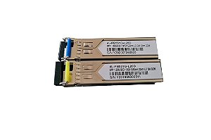 Par Transceptor Ótico Gbic 20km Lc Certificado Cisco Hp Datacom