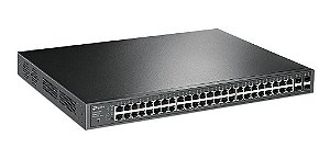 Switch 48 portas Gigabit POE + TP-Link T1600g-52ps (Tl-sg2452p) 802.3AT/AF
