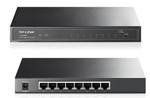 Switch Gerenciável De 8 Portas Gigabit Tp-link Tl-sg2008