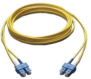 Patch Cord Fibra Óptica Sc-upc Duplex Single Mode 2.0mm 3m