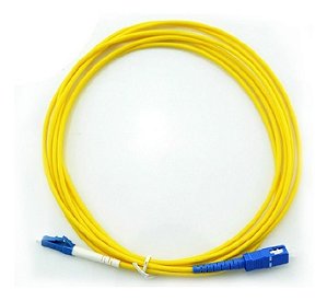 Patch Cord Fibra Óptica Sc-upc / Lc-upc Sm Simplex 3.0mm 2m