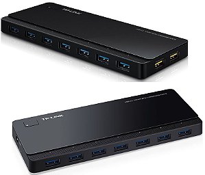 Hub Usb 3.0 De 7 Portas + 2 Portas Para Carregamento Uh720