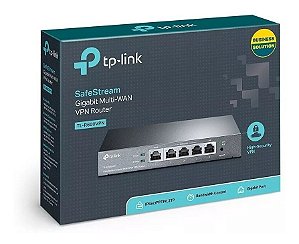 Roteador Vpn Broadband Gigabit Safestream Tp-link Tl-r600vpn (R605) Load Balance Multi-Wan
