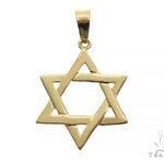 Pingente Estrela de Davi em Ouro 14 Quilates