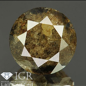 Diamante Cinza Certificado IGR 5,92 Quilates