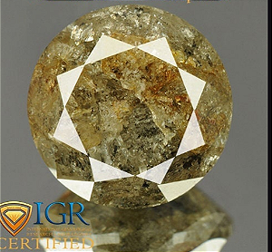 Diamante Cinza Certificado IGR 5,19 Quilates