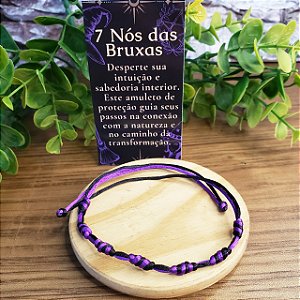 Pulseira 7 Nós das Bruxas 💜🧹