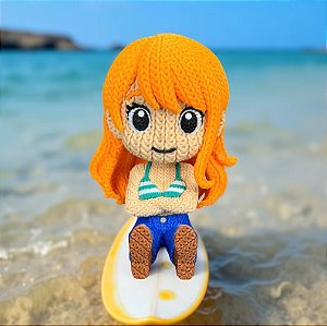 Nami Estilo Crochê Amigurumi