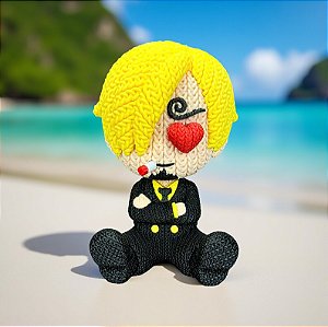 Sanji Estilo Crochê Amigurumi
