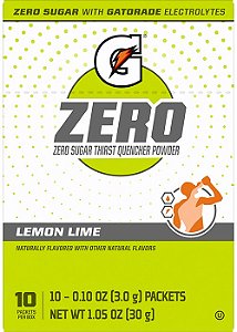Sachê Gatorade® Zero Lemon Lime - Bebida Isotônica