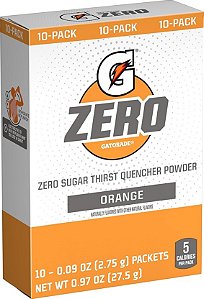 Sachê Gatorade® Zero Orange - Bebida Isotônica