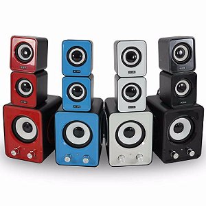 Caixa De Som Sub Woofer 2.1 Satélite 11w Rms P2 Para Notebook, ... Caixa De Som Sub Woofer 2.1 Satélite 11w Rms P2 Para Notebook, ...