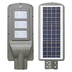 Luminária Pública LED 90W Solar Integrada (Postes 7-10m)