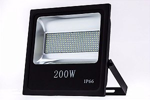 Refletor Holofote SLIM LED IP65 200W - BRANCO FRIO