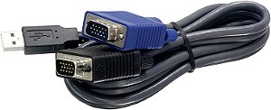 TK-CU15 Cabo TRENDNET KVM USB/VGA com 4,50 MTS