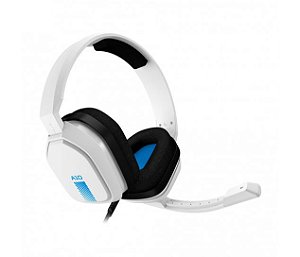 Headset ASTRO Gaming A10 - Branco/Azul - 939-001853