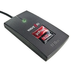 RDR-6081AK0 Leitor de RFID RFIDeas pcProx Black Desktop USB CDC Virtual COM