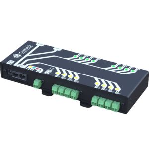 MA-51002FX Módulo de Acionamento via rede fibra ótica 100Base-FX com 8 saídas, 8 entradas e 2 Seriais