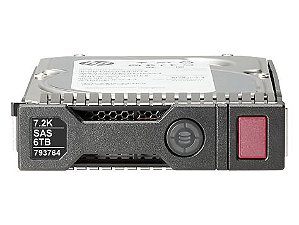 793764-001 - HD Servidor HP G8 G9 6TB 12G 7,2K 3,5 SAS